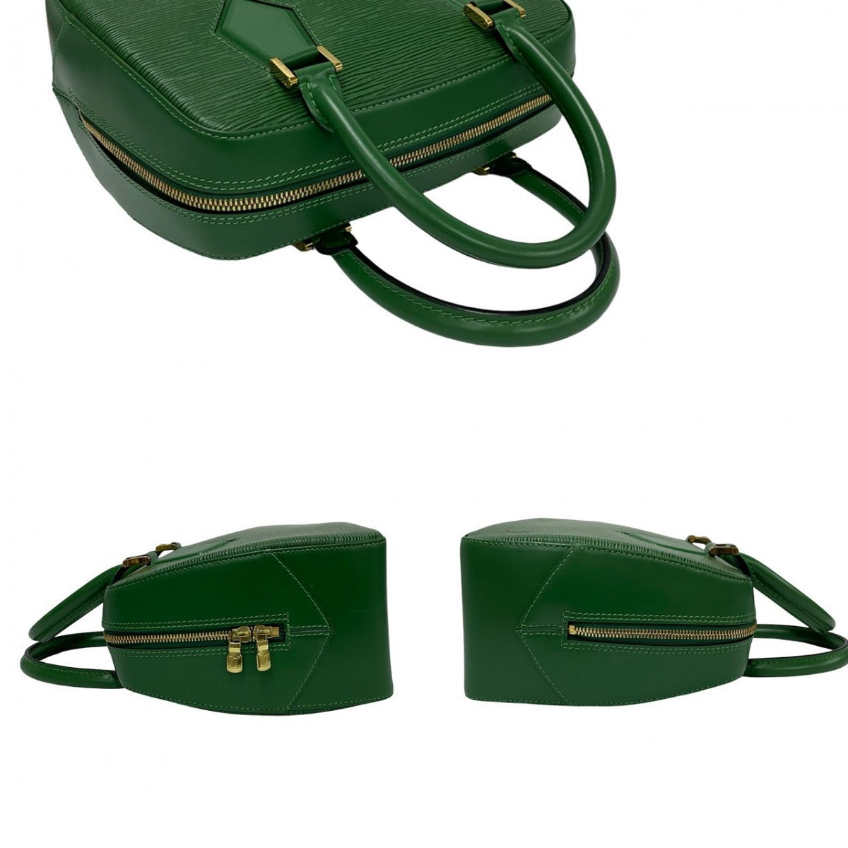 LOUIS VUITTON Handbag M52044 Epi Leather green Epi Sablon Women Used Authentic