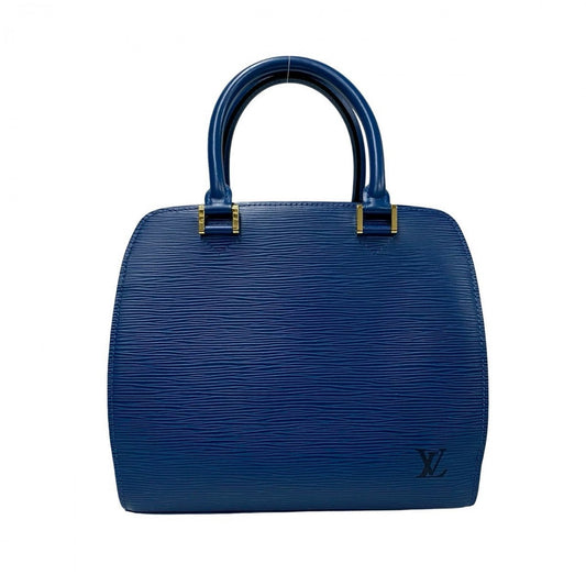 LOUIS VUITTON Handbag M52055 Epi Leather blue Epi Ponneuf Women Used Authentic