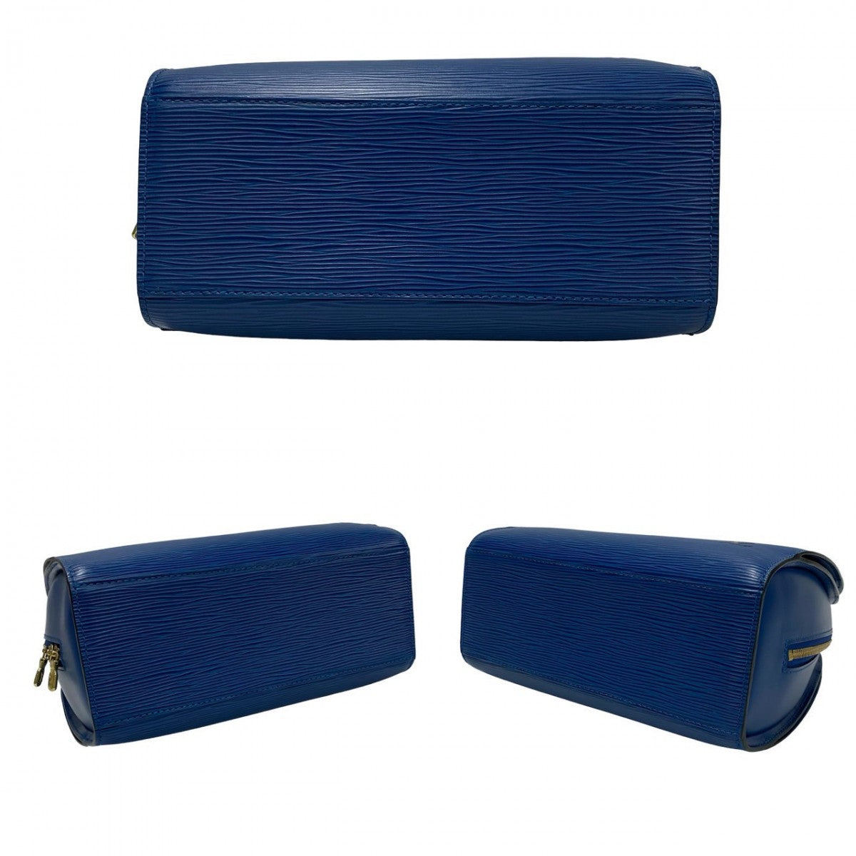 LOUIS VUITTON Handbag M52055 Epi Leather blue Epi Ponneuf Women Used Authentic
