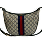 GUCCI Shoulder Bag leather Navy