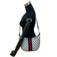 GUCCI Shoulder Bag leather Navy