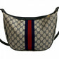 GUCCI Shoulder Bag leather Navy