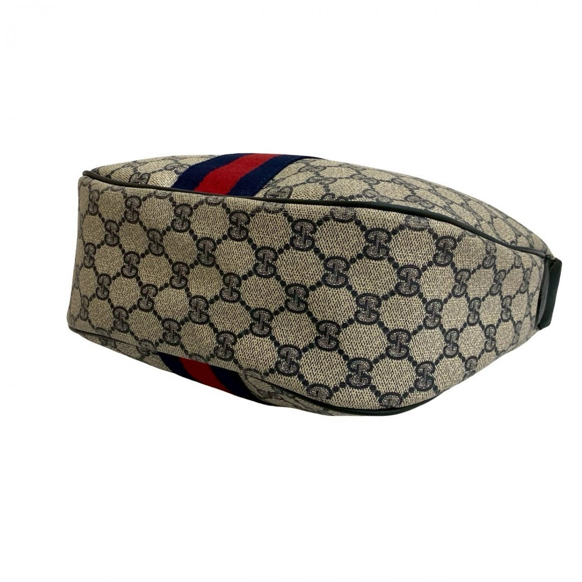 GUCCI Shoulder Bag leather Navy