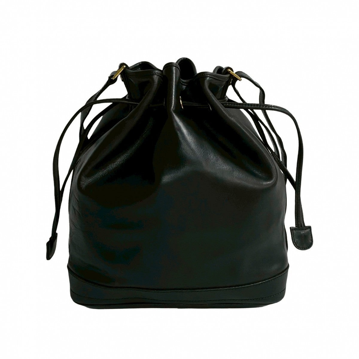 GUCCI Shoulder Bag leather black Old Gucci
