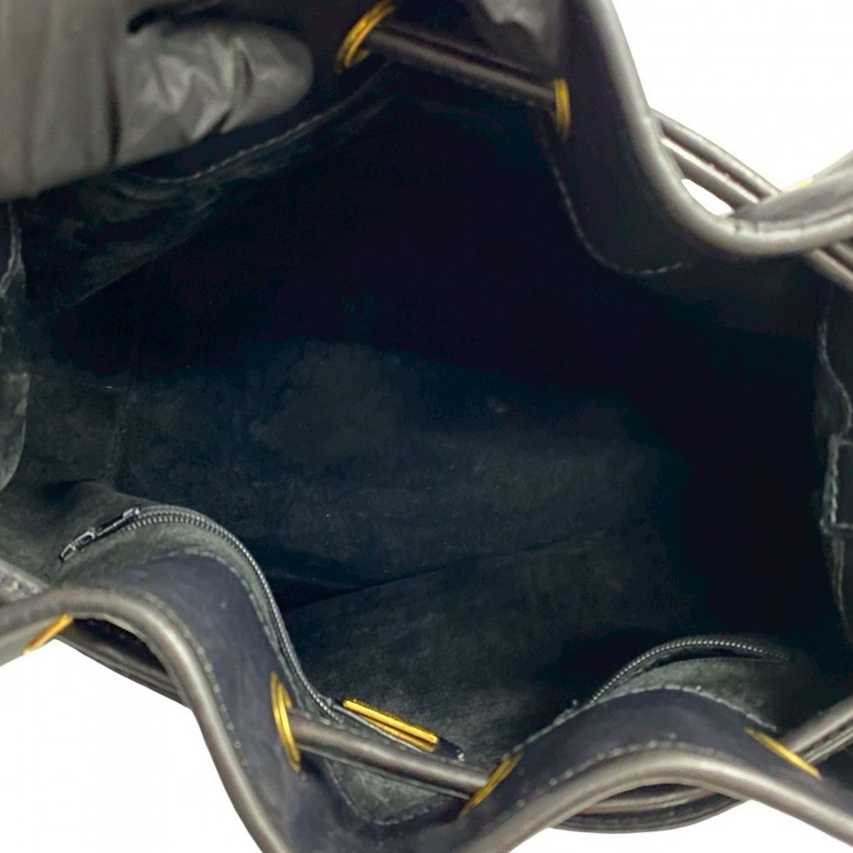 GUCCI Shoulder Bag leather black Old Gucci