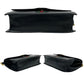 GUCCI Shoulder Bag leather black GG logoMetal Sherry line Women Used Authentic