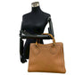 GUCCI Handbag leather Brown Bamboo