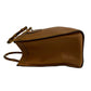 GUCCI Handbag leather Brown Bamboo