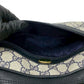 GUCCI Shoulder Bag leather Navy Sherry line