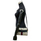 GUCCI Shoulder Bag leather Navy Sherry line