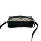 GUCCI Shoulder Bag leather Navy Sherry line