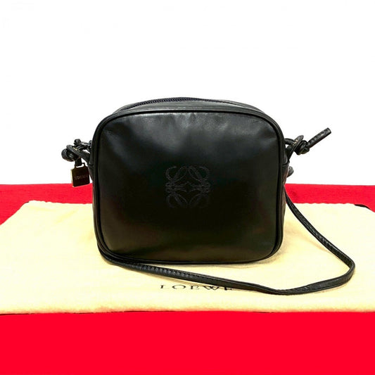 LOEWE Shoulder Bag leather black