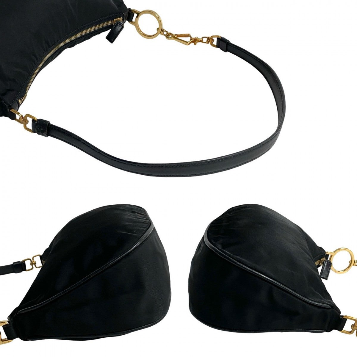 PRADA Shoulder Bag Nylon black