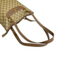 GUCCI Tote Bag Leather, PVC Brown GG logo Metal Women Used Authentic
