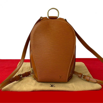 LOUIS VUITTON Backpack M52233 Epi Leather Brown Epi Mabillon