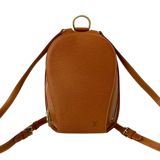 LOUIS VUITTON Backpack M52233 Epi Leather Brown Epi Mabillon
