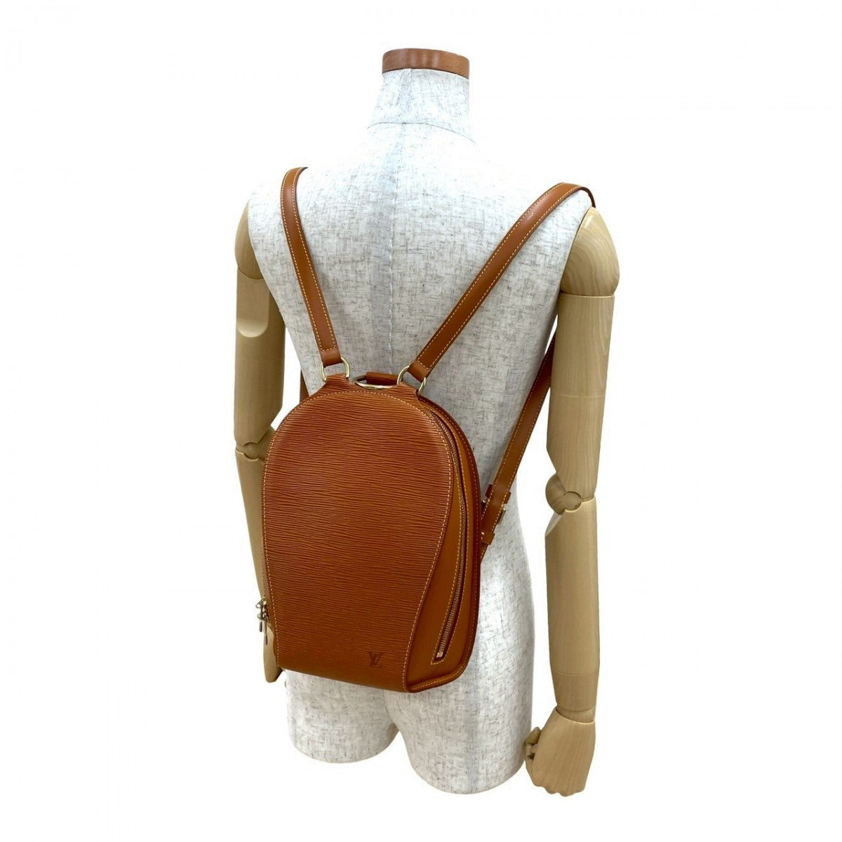 LOUIS VUITTON Backpack M52233 Epi Leather Brown Epi Mabillon
