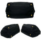PRADA Handbag leather black