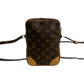 LOUIS VUITTON Shoulder Bag M45266 Leather, PVC Brown Monogram Danube mens(Unisex) Used Authentic