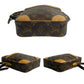 LOUIS VUITTON Shoulder Bag M45266 Leather, PVC Brown Monogram Danube mens(Unisex) Used Authentic