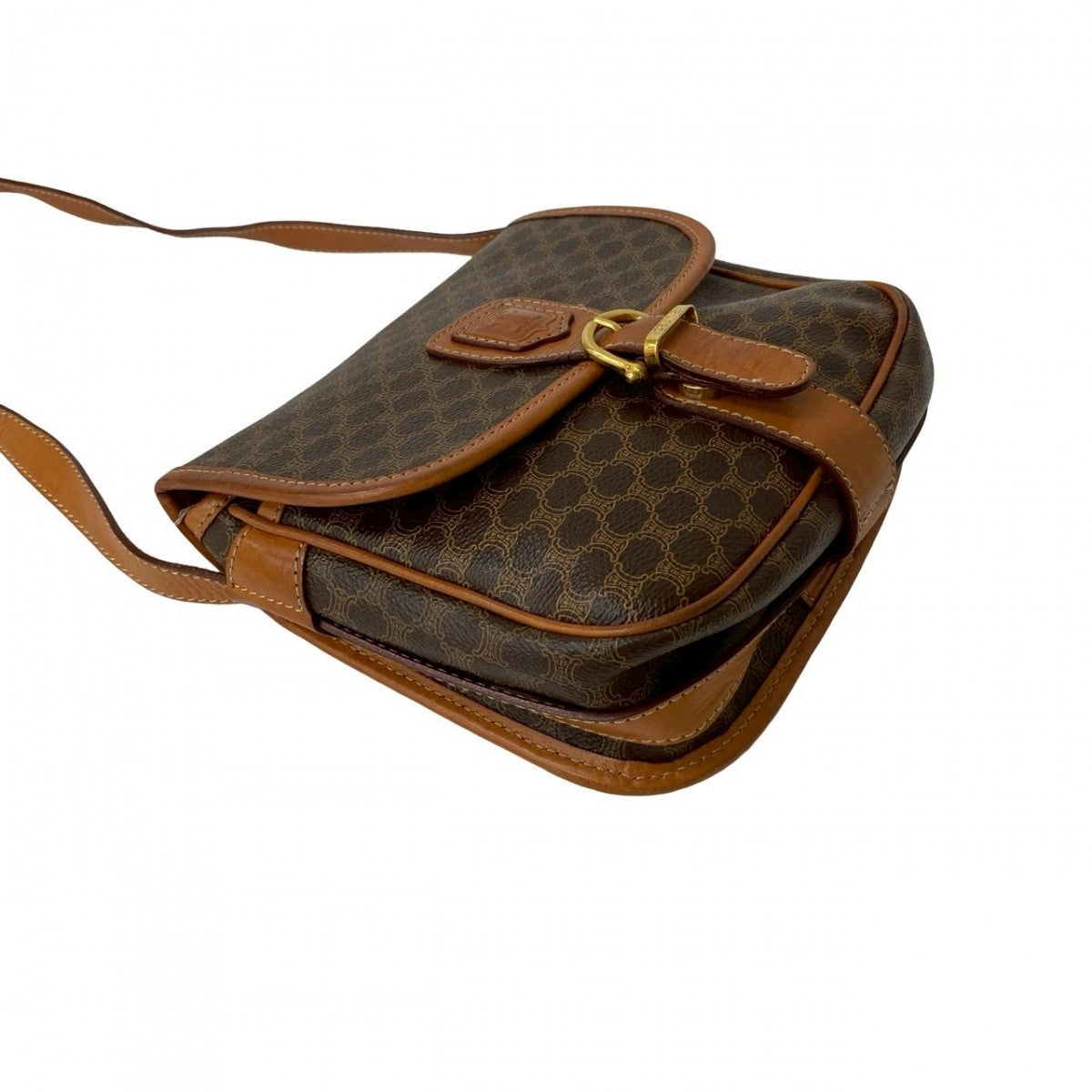 CELINE Shoulder Bag leather Brown