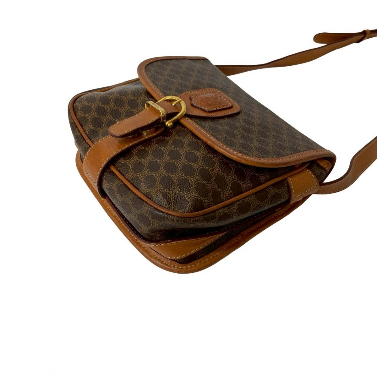 CELINE Shoulder Bag leather Brown