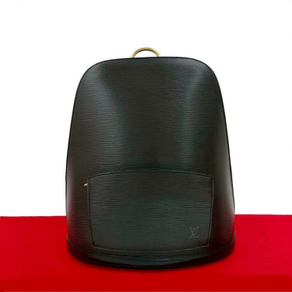 LOUIS VUITTON Backpack leather black Epi Coblanc