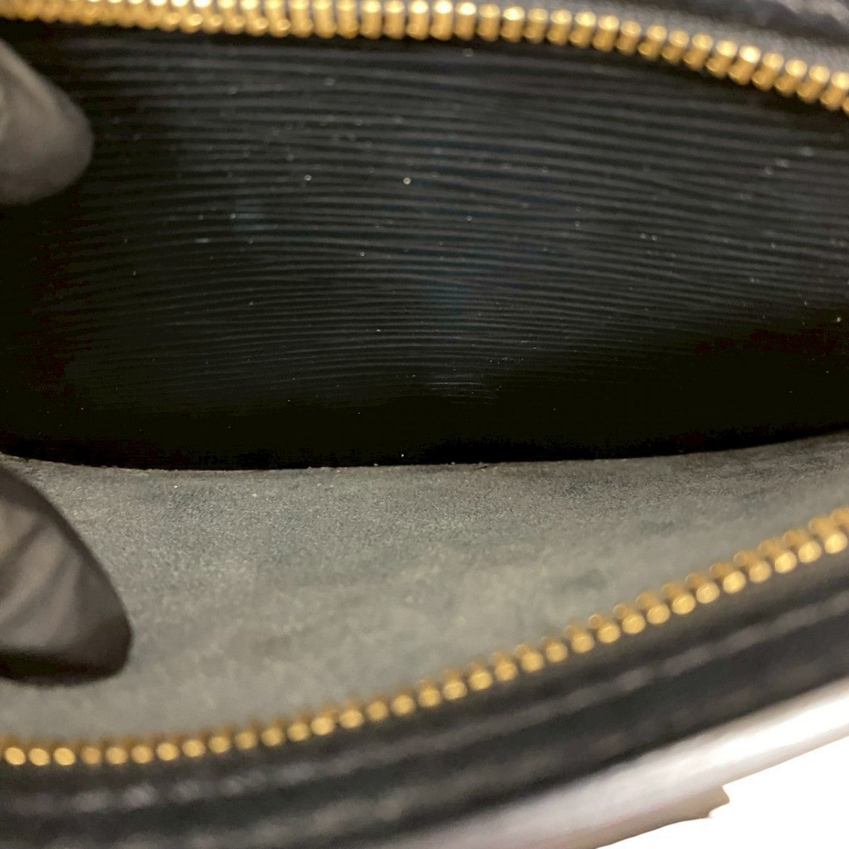 LOUIS VUITTON Backpack leather black Epi Coblanc