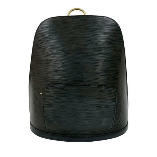 LOUIS VUITTON Backpack leather black Epi Coblanc