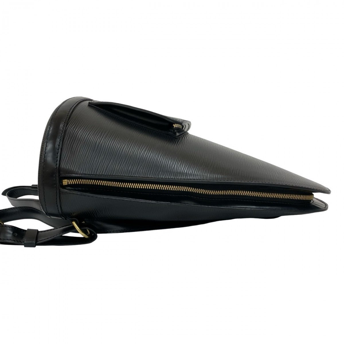 LOUIS VUITTON Backpack leather black Epi Coblanc