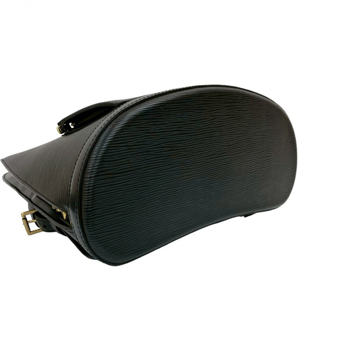LOUIS VUITTON Backpack leather black Epi Coblanc