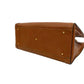 GUCCI Handbag leather Brown Bamboo