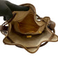 GUCCI Shoulder Bag Leather, PVC Brown GG logo Women Used Authentic