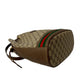 GUCCI Shoulder Bag Leather, PVC Brown GG logo Women Used Authentic