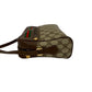 GUCCI Shoulder Bag Leather, PVC Brown GG logo Pattern Sherry line Women Used Authentic