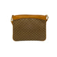 GUCCI Shoulder Bag Leather, PVC Brown Micro GG logo Women Used Authentic