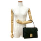 LOUIS VUITTON Handbag leather black Epi Concorde