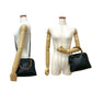 GUCCI Shoulder Bag leather black Bamboo