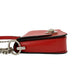 PRADA Shoulder Bag leather Red logo Metal Women Used Authentic