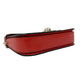 PRADA Shoulder Bag leather Red logo Metal Women Used Authentic
