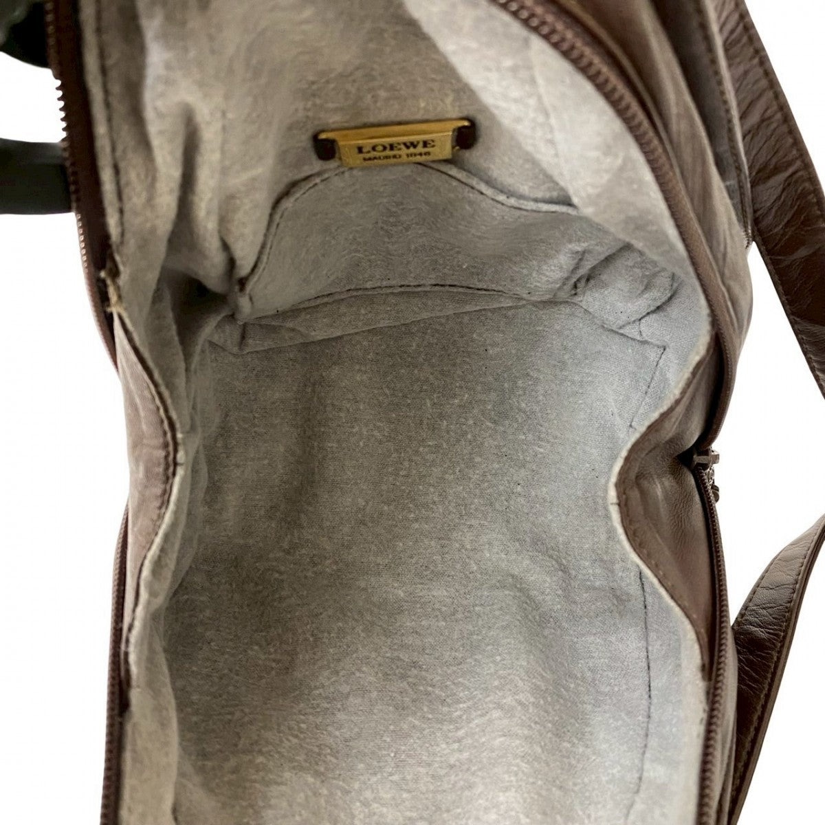 LOEWE Shoulder Bag leather Brown