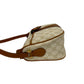 GUCCI Shoulder Bag Leather, PVC white GG logo Metal Sherry line Women Used Authentic