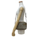 GUCCI Shoulder Bag Leather, PVC Brown Gucci Plus logo Metal Women Used Authentic