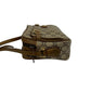 GUCCI Shoulder Bag Leather, PVC Brown Gucci Plus logo Metal Women Used Authentic