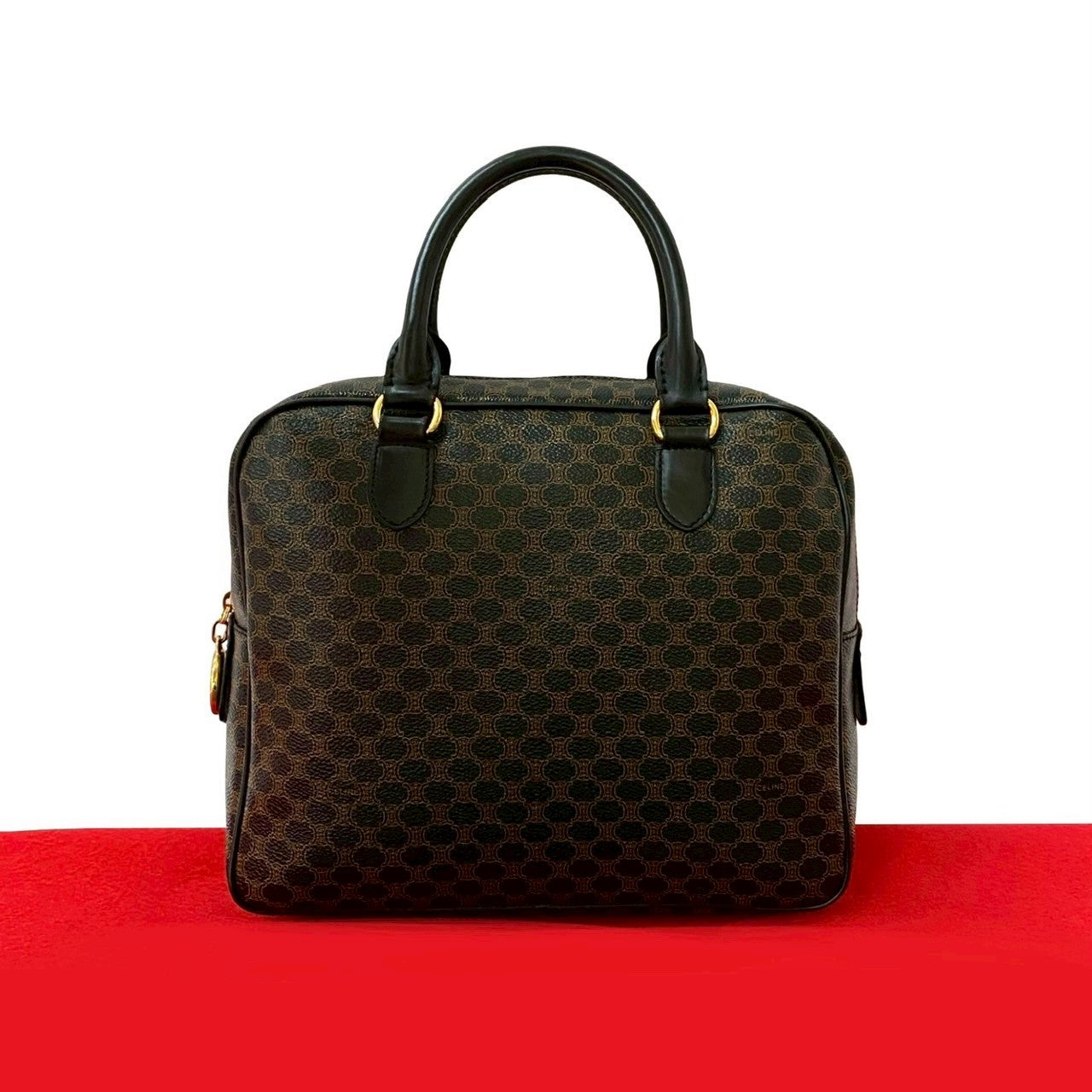 CELINE Handbag leather black