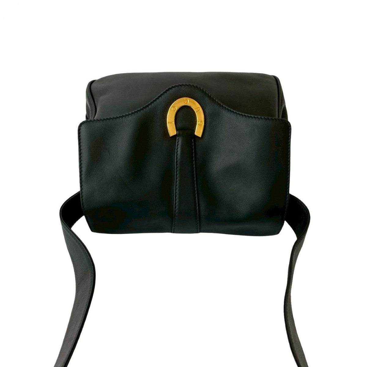 GUCCI Shoulder Bag leather black