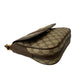 GUCCI Shoulder Bag Leather, PVC Brown GG logo Metal Sherry line Women Used Authentic