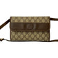 GUCCI Shoulder Bag leather Brown