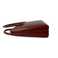 LOEWE Handbag leather wine-red Anagram logo Women Used Authentic
