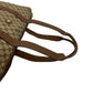 GUCCI Boston Duffel bag Leather, PVC Brown GG logo Metal Women Used Authentic